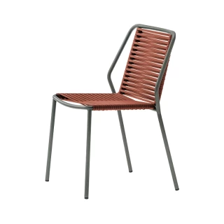 Chaise Philía 3900 - vert/terracotta (lot de 2)