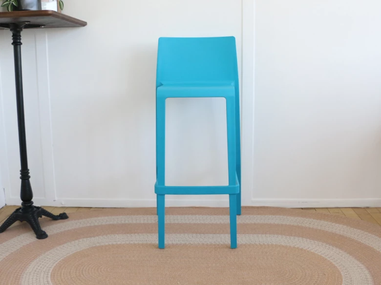 Tabouret Volt 678 Pedrali - bleu - seconde vie