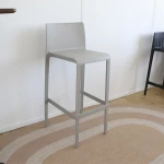 Tabouret Volt 678 Pedrali - beige grisé - seconde vie - 3