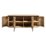 Buffet 4 portes Licia - bois de manguier massif - 8