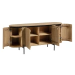 Buffet 4 portes Licia - bois de manguier massif - 9