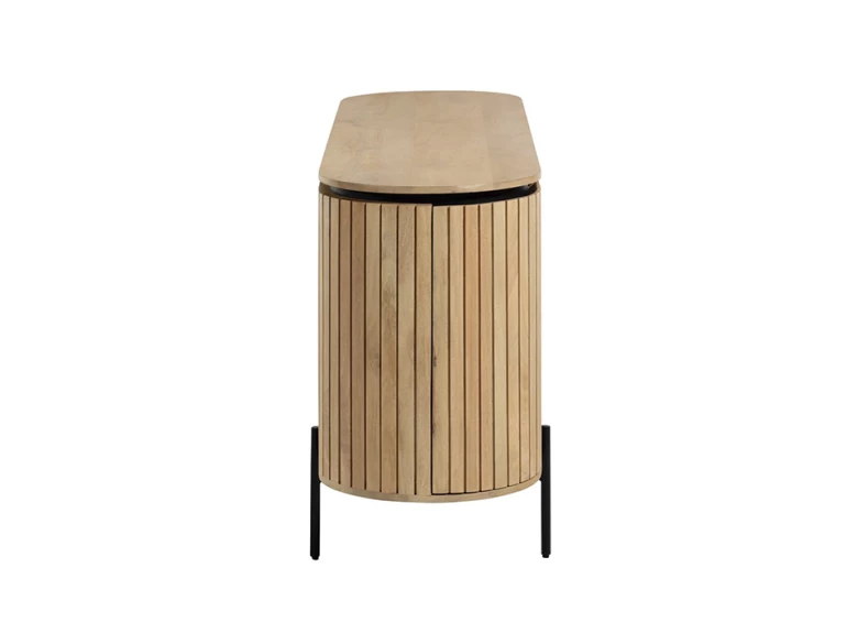 Buffet 4 portes Licia - bois de manguier massif