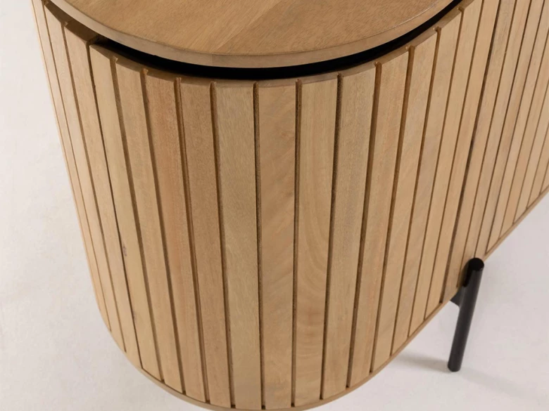 Buffet 4 portes Licia - bois de manguier massif