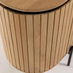 Buffet 4 portes Licia - bois de manguier massif - 4