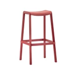 Tabouret Haut Dome 268 Pedrali - rouge - seconde vie - 1