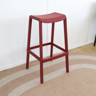 Tabouret Haut Dome 268 Pedrali - rouge - seconde vie