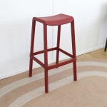 Tabouret Haut Dome 268 Pedrali - rouge - seconde vie - 2