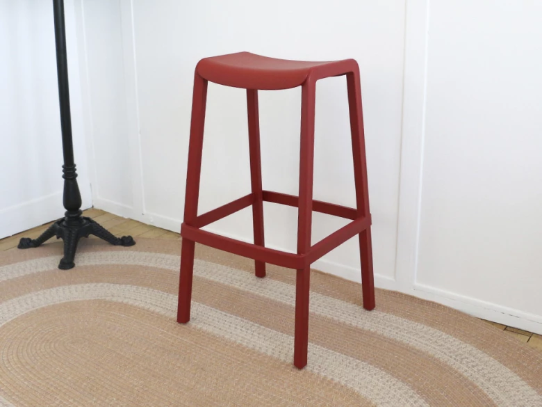 Tabouret Haut Dome 268 Pedrali - rouge - seconde vie