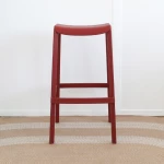 Tabouret Haut Dome 268 Pedrali - rouge - seconde vie - 4