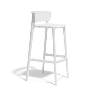Tabouret bas Africa Vondom - blanc- seconde vie