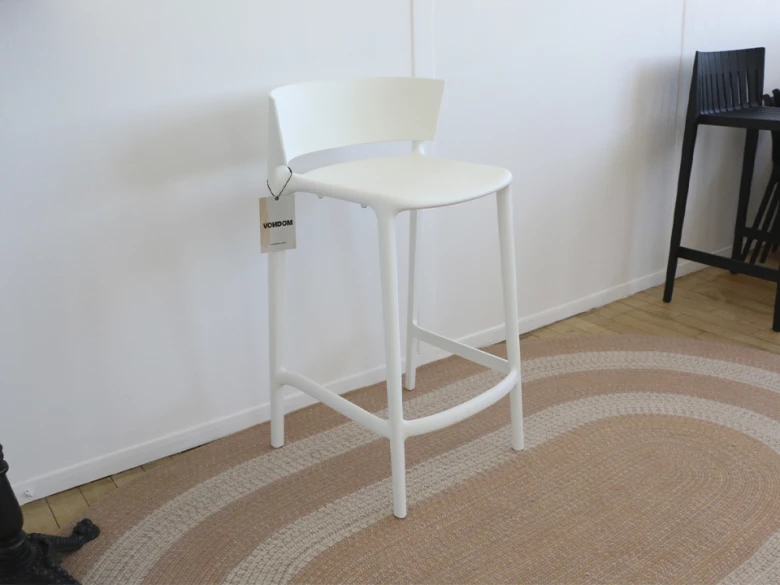 Tabouret bas Africa Vondom - blanc- seconde vie