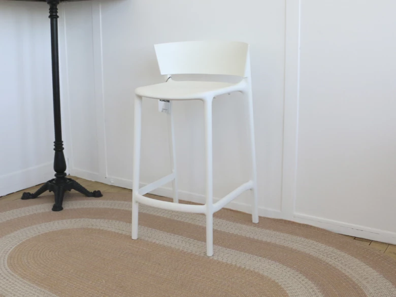 Tabouret bas Africa Vondom - blanc- seconde vie