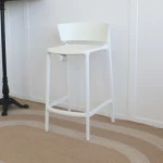 Tabouret bas Africa Vondom - blanc- seconde vie - 4