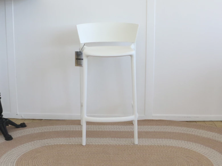 Tabouret bas Africa Vondom - blanc- seconde vie