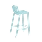 Tabouret Nolita 3657 Pedrali - bleu azur - (Lot de 2) - seconde vie - 3