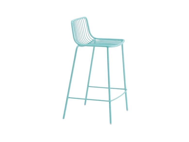 Tabouret Nolita 3657 Pedrali - bleu azur - (Lot de 2) - seconde vie