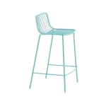 Tabouret Nolita 3657 Pedrali - bleu azur - (Lot de 2) - seconde vie - 2