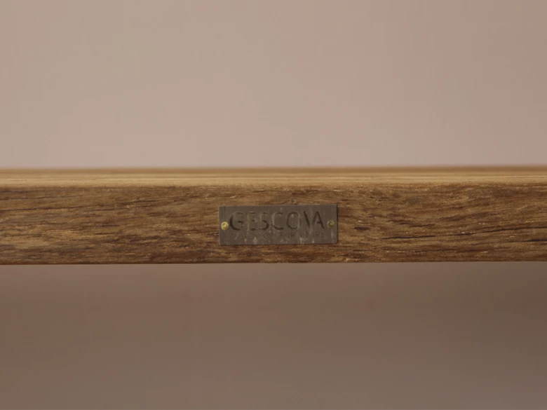 Banc Dundee Gescova - teck naturel - seconde vie