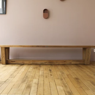 Banc Dundee Gescova - teck naturel - seconde vie