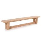 Banc Dundee Gescova - teck naturel - seconde vie - 1