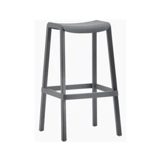 Tabouret Haut Dome 268 Pedrali - gris anthracite - seconde vie