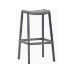 Tabouret Haut Dome 268 Pedrali - gris anthracite - seconde vie - 1