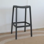 Tabouret Haut Dome 268 Pedrali - gris anthracite - seconde vie - 3