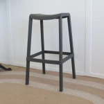 Tabouret Haut Dome 268 Pedrali - gris anthracite - seconde vie - 4