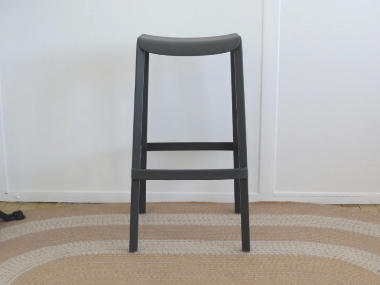 Tabouret Haut Dome 268 Pedrali - gris anthracite - seconde vie