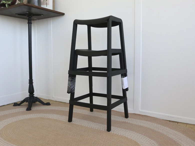 Tabouret Haut Dome 268 Pedrali - noir - (lot de 2) - seconde vie