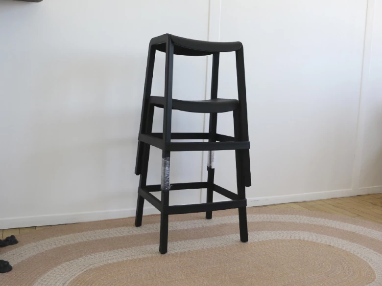Tabouret Haut Dome 268 Pedrali - noir - (lot de 2) - seconde vie