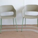 Chaise Babila 2735 Pedrali - sable et métal vert - (Lot de 2) - seconde vie - 2
