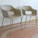 Chaise Babila 2735 Pedrali - sable et métal vert - (Lot de 2) - seconde vie - 3