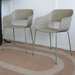 Chaise Babila 2735 Pedrali - sable et métal vert - (Lot de 2) - seconde vie - 4