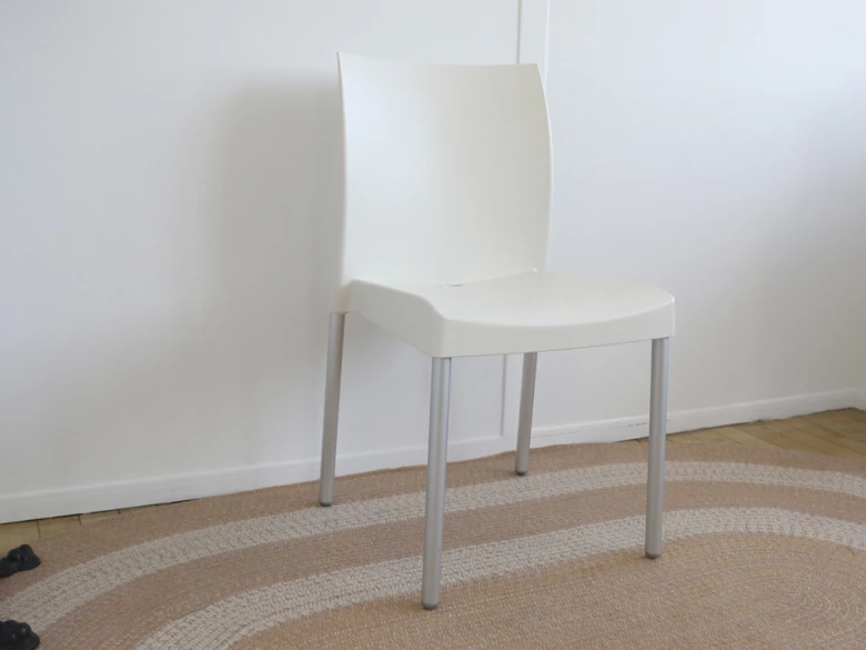 Chaise Ice 800 Pedrali - blanc ivoire - seconde vie
