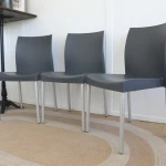 Chaise Ice 800 Pedrali - gris anthracite - (lot de 3) - seconde vie - 3