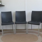 Chaise Ice 800 Pedrali - gris anthracite - (lot de 3) - seconde vie - 4
