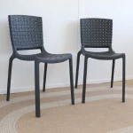 Chaise Tatami 305 Pedrali - gris anthracite - (Lot de 2) - seconde vie - 4