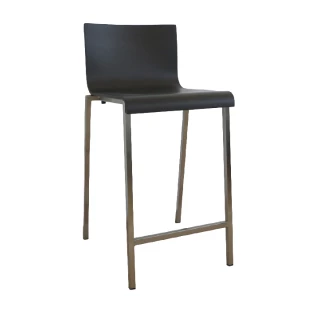 Tabouret Haut Kuadra 1322 Pedrali - chêne foncé - seconde vie