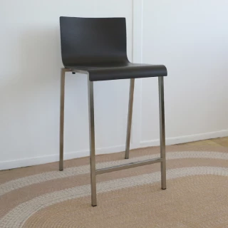 Tabouret Haut Kuadra 1322 Pedrali - chêne foncé - seconde vie