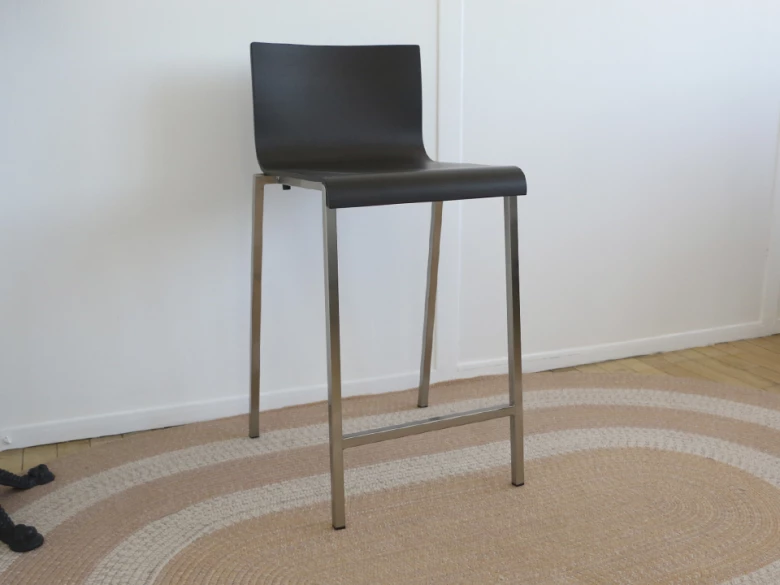 Tabouret Haut Kuadra 1322 Pedrali - chêne foncé - seconde vie