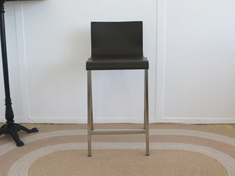 Tabouret Haut Kuadra 1322 Pedrali - chêne foncé - seconde vie