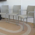 Chaise Volt 674 Pedrali - beige - (lot de 3) - seconde vie - 4