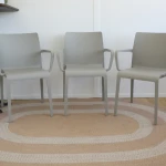 Chaise Volt 674 Pedrali - beige - (lot de 3) - seconde vie - 2