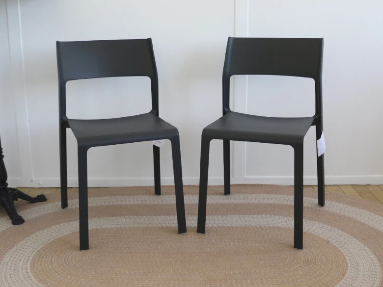 Chaise Trill Bistrot Nardi - anthracite - (lot de 2) - seconde vie