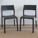 Chaise Trill Bistrot Nardi - anthracite - (lot de 2) - seconde vie - 2