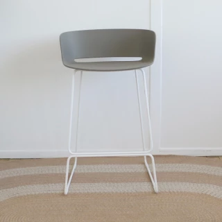 Tabouret Babila 2747 Pedrali - beige et blanc - seconde vie