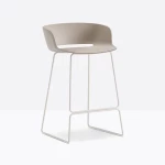 Tabouret Babila 2747 Pedrali - beige et blanc - seconde vie - 1