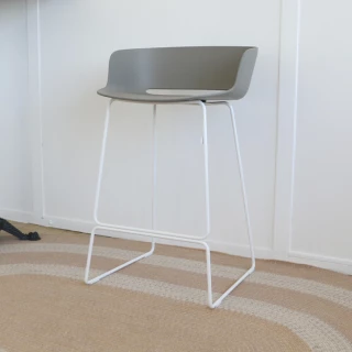 Tabouret Babila 2747 Pedrali - beige et blanc - seconde vie