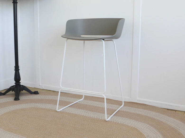 Tabouret Babila 2747 Pedrali - beige et blanc - seconde vie